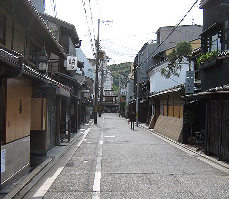 Shinmonzen Street front of Yoshi-Ima