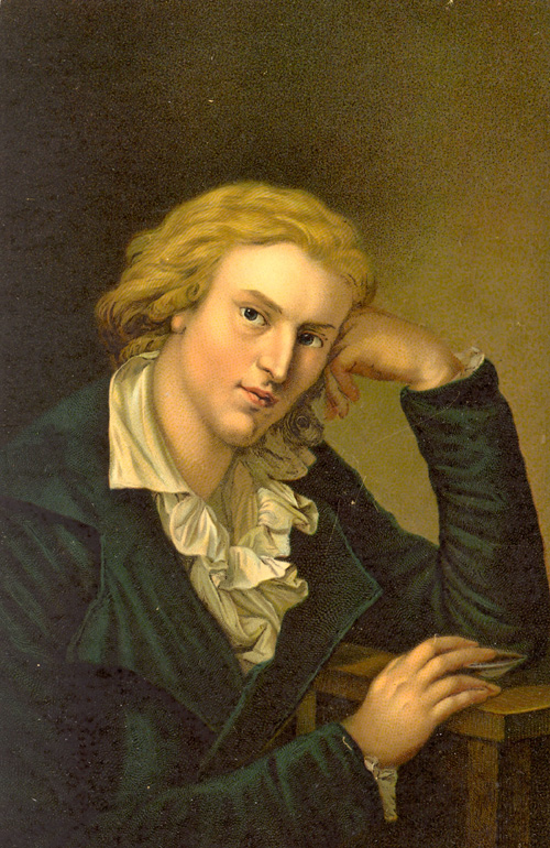 Porträt von Friedrich von Schiller, gemalt von Anton Graf