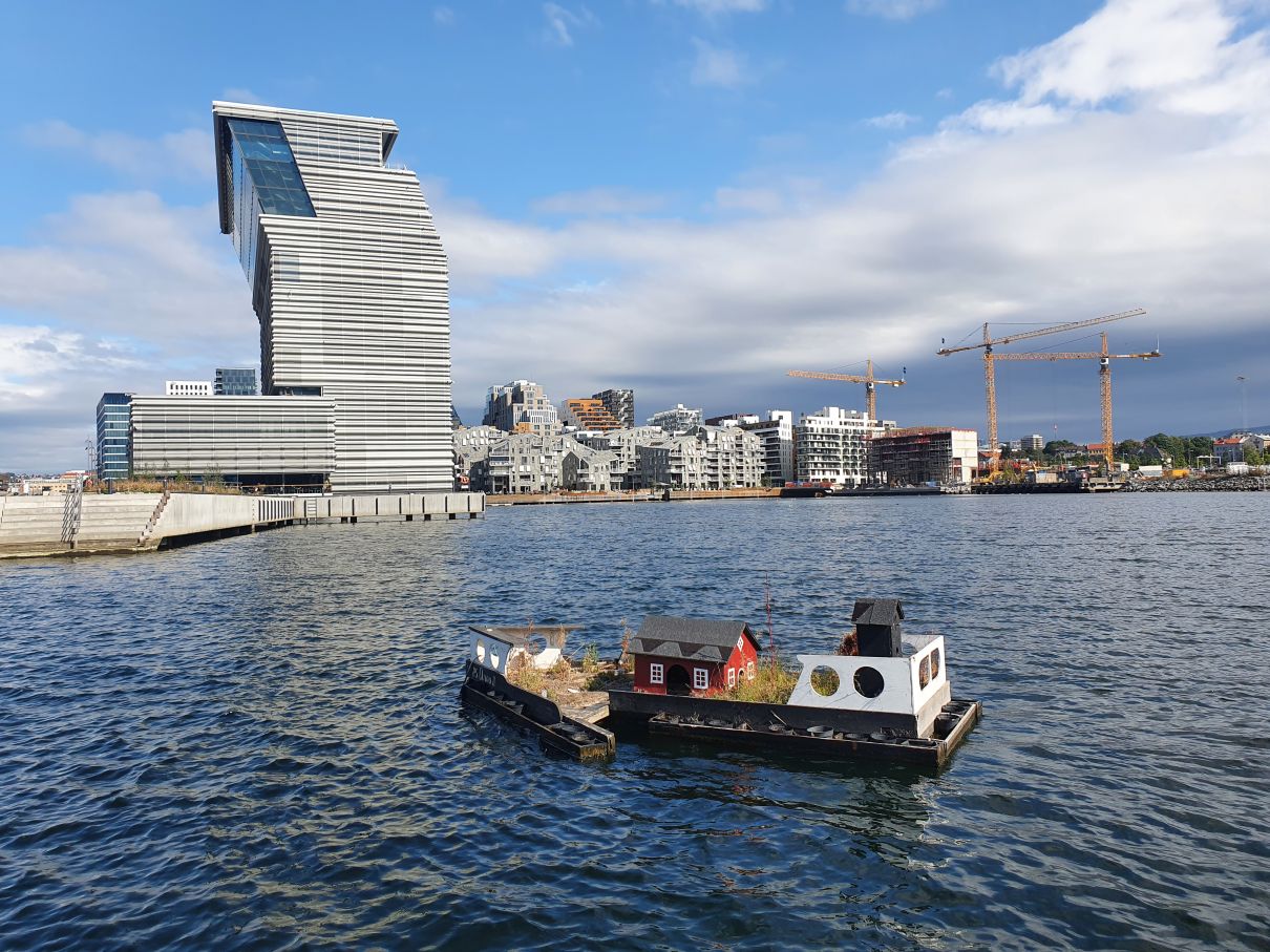 Oslofjord mit Blick auf das neue Munch-Museum