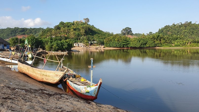 Mangroven-Fahrt in Butre, Ghana