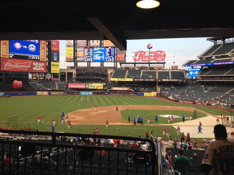 My first Baseball Game 