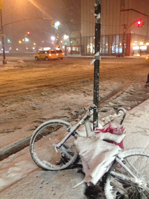 Sudden overnight Snow Blizzard 