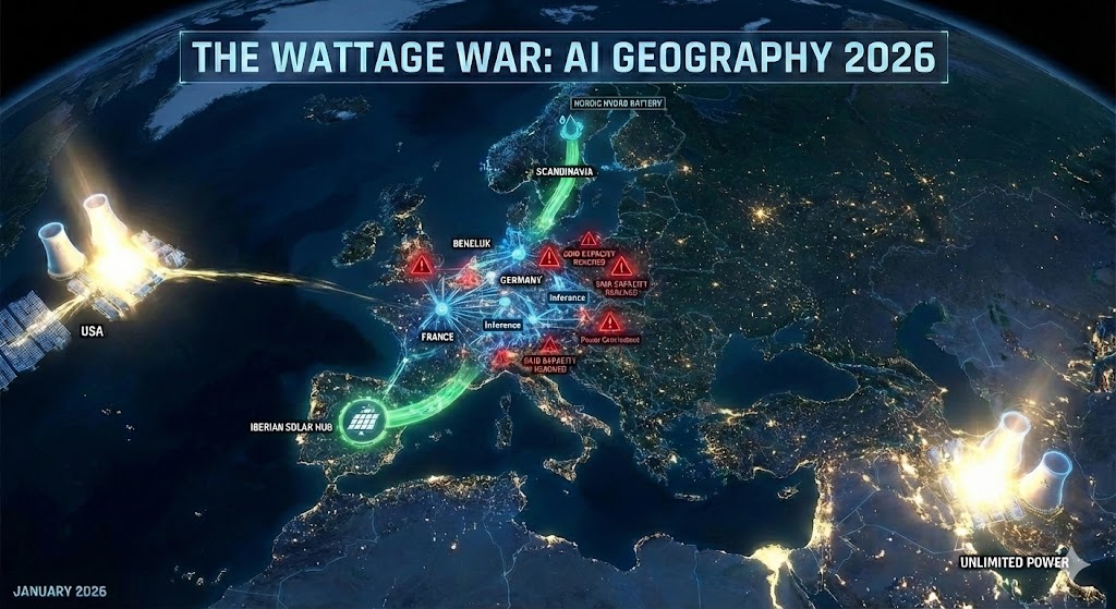 The Wattage War: Warum der KI-Boom 2026 auf physikalische Grenzen trifft