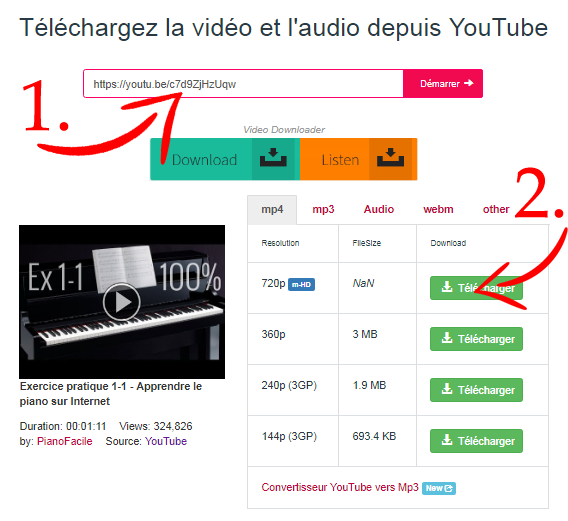 télécharger video youtube