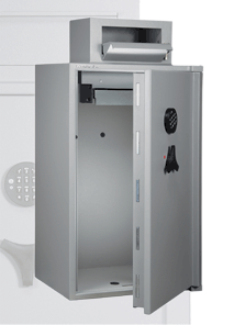 Wertheim Einwurftresor AM25 mit Einwurfvorrichtung  LBE 150, presented by Egger Tresore Safes