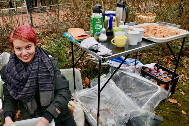 Bundesfreiwillige Daria sorgte für das leibliche Wohl