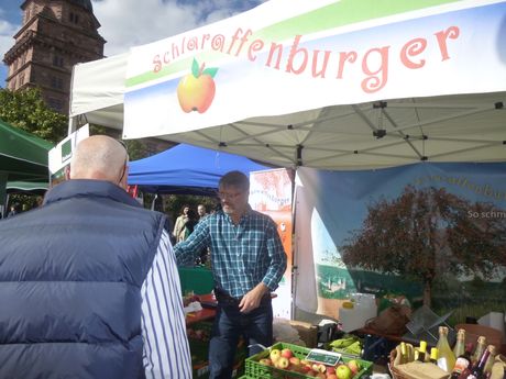 Schlaraffenburger auf dem Ökomarkt