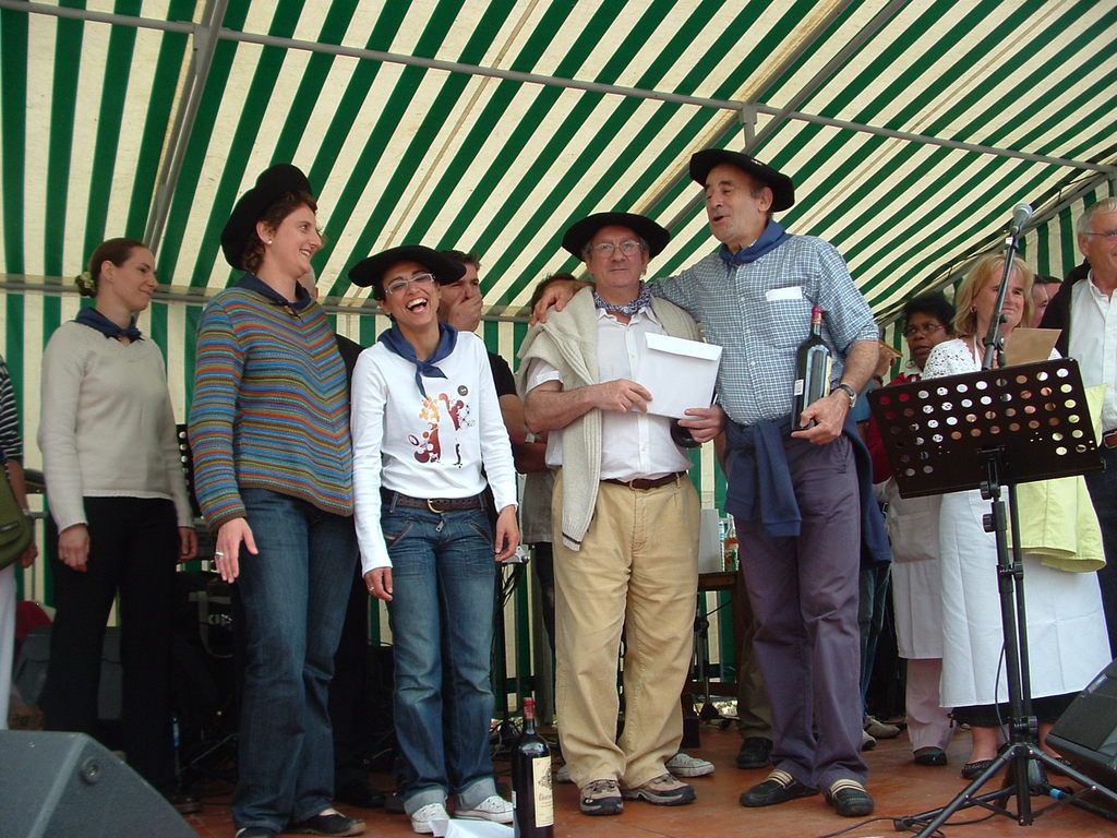 2007 l’Ikastola et La Negresse finissent 1° exécos au Concours Gastronomique