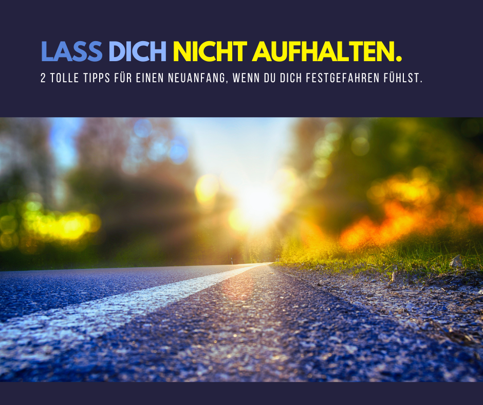 So kommst du voran.