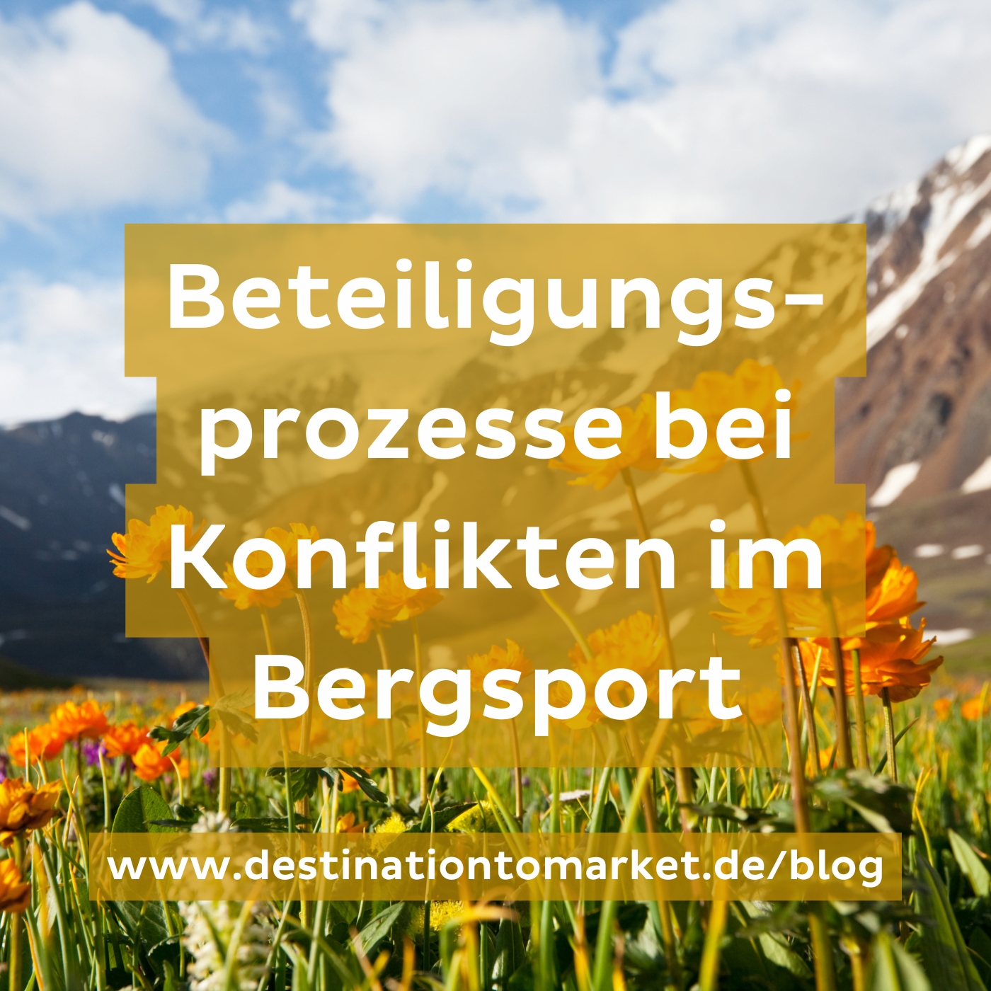 Beteiligungsprozesse im Bergsport – Stakeholdermanagement bei Nutzungskonflikten