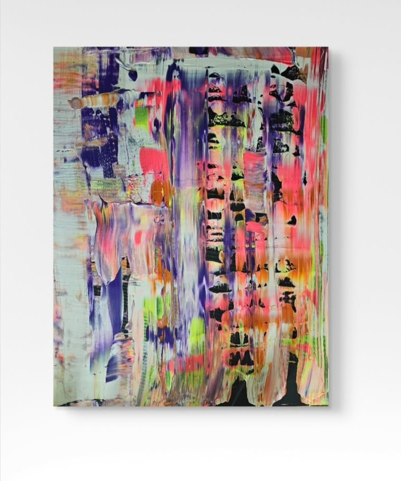 Gerüchte 2024 Acryl on Canvas 100cm x 80cm