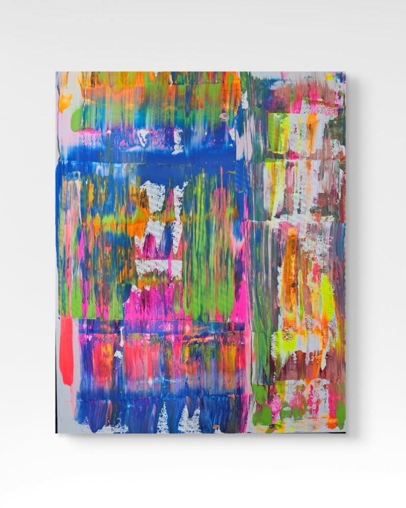 Wasser &  Meer 2025 Acryl on Canvas 120cm x 100cm