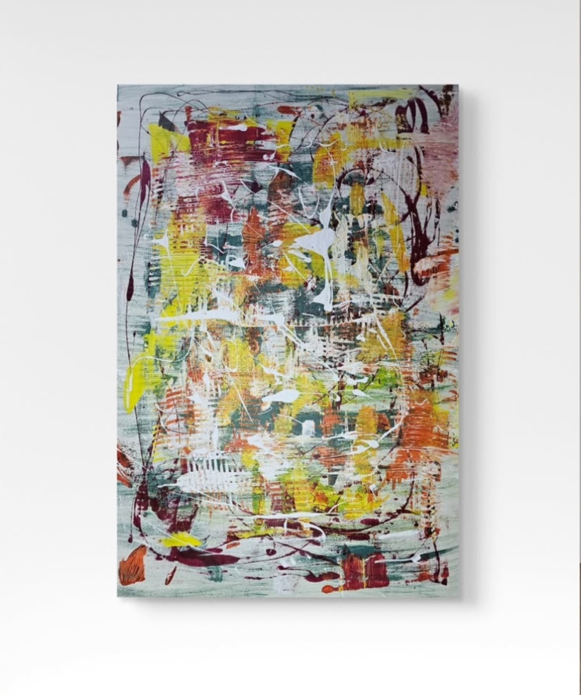 Crazy Colors 2022 Acryl on Canvas 100cm x 80cm