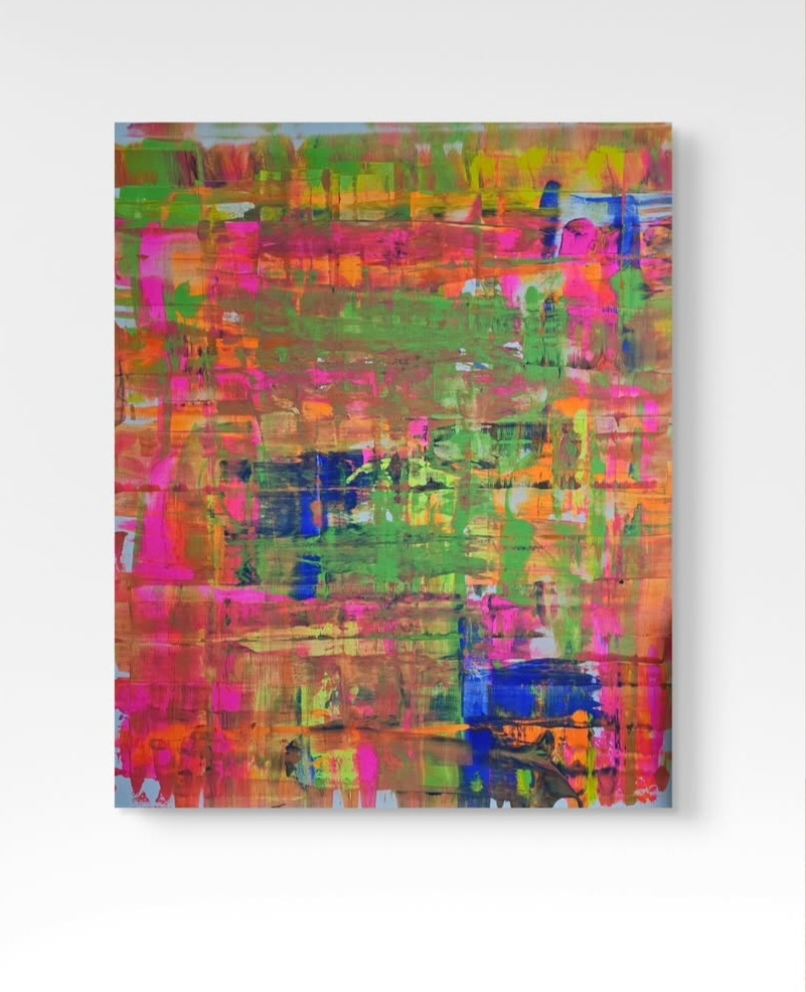 Freude 2025 Acryl on Canvas 120cm x 100cm