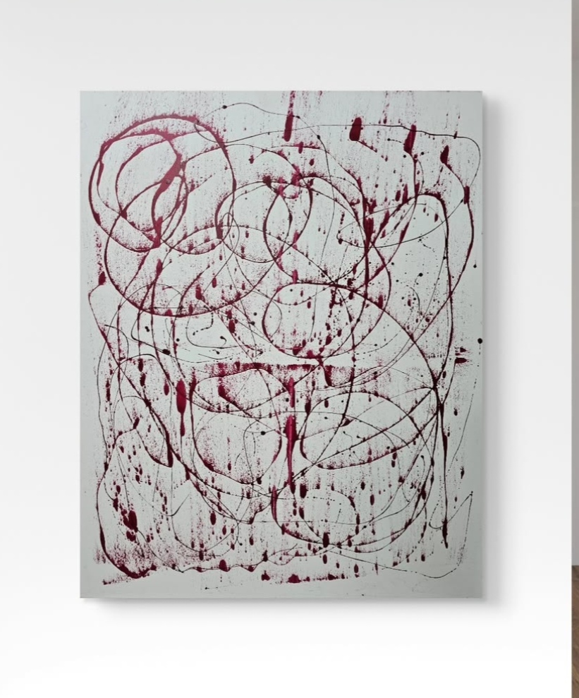 Gedankenspiele ll 2024 Acryl on Canvas 100cm x 80cm