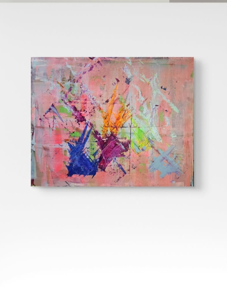 Pro & Contra 2025 Acryl on Canvas 100cm x 80cm