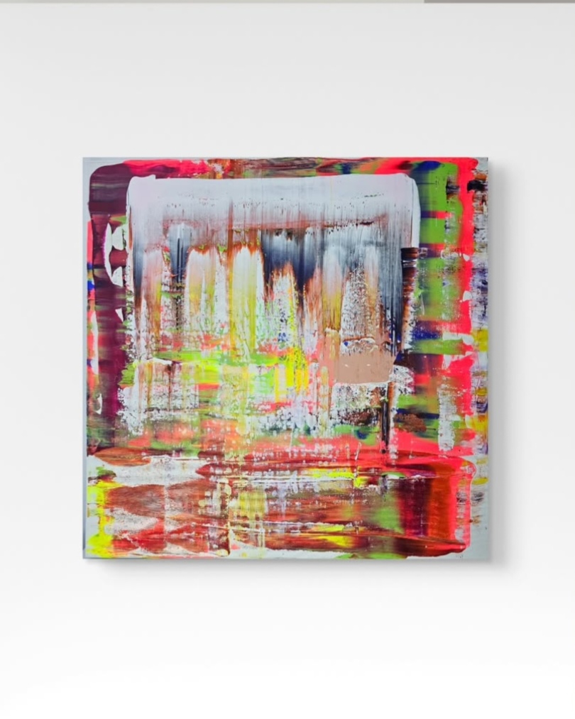 Alles bleibt anders 2024 Acryl on Canvas 100cm x 100cm