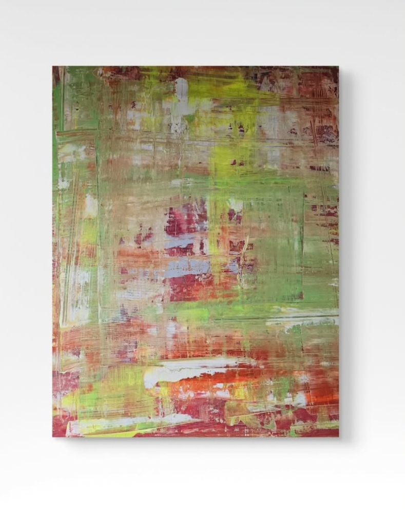 Lichtspiele 2024 Acryl on Canvas 100cm x 80cm