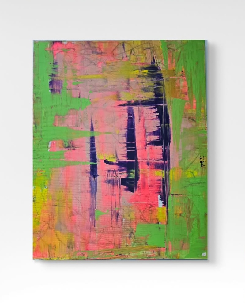 Snakes Lebenslinien 2023 Acryl on Canvas 100cm x 80cm