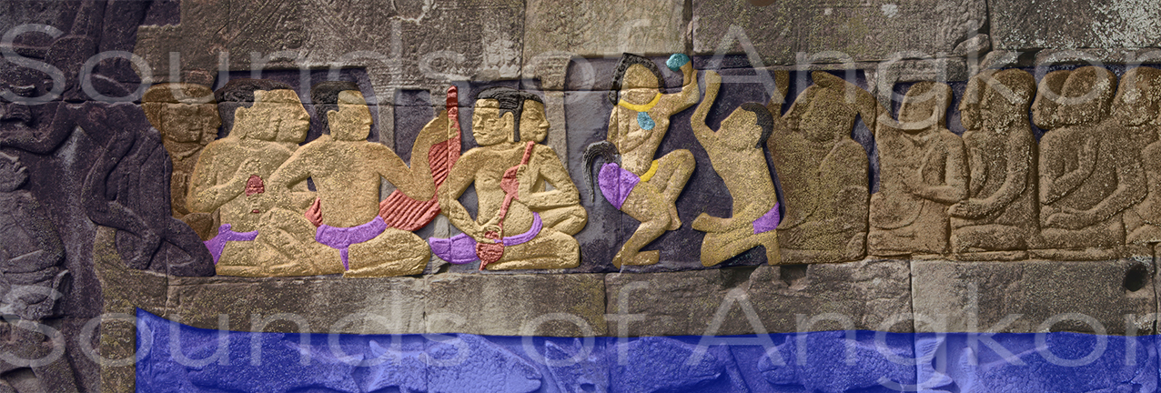 Colorized bas-relief.