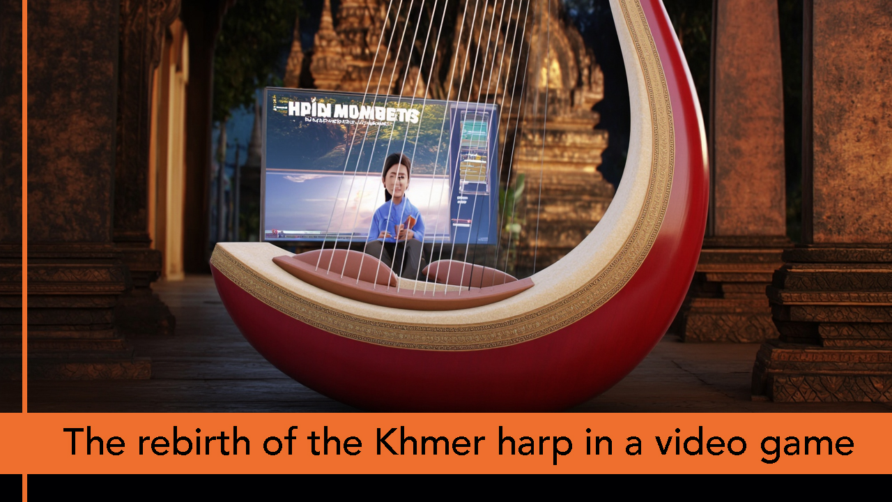The rebirth of the Khmer harp in a video game