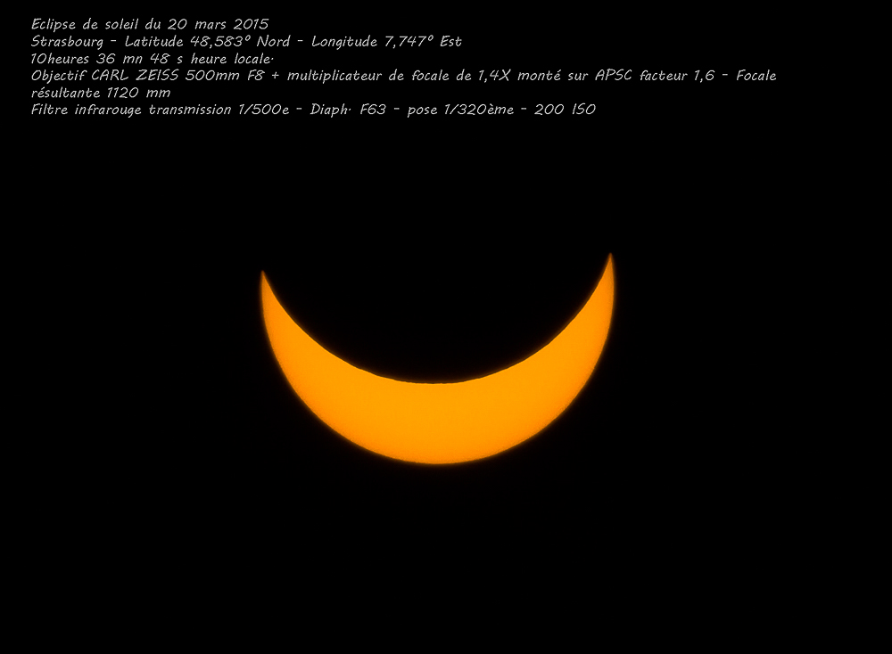 Eclipse partielle du soleil du 20 mars 2015  