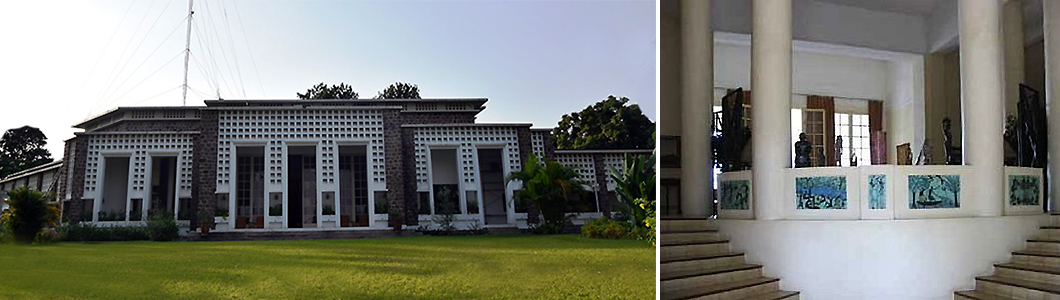 " La Case de Gaulle " à Brazzaville, siège de l'ambassade de France.