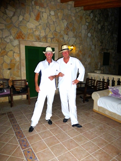 Milonga blanco auf der Finca