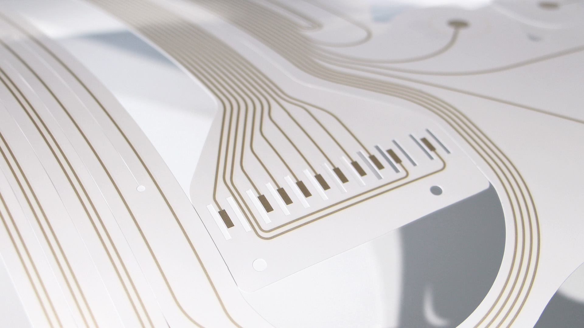 Gedruckte flexible Sensoren auf Folienbasis im Siebdruckverfahren