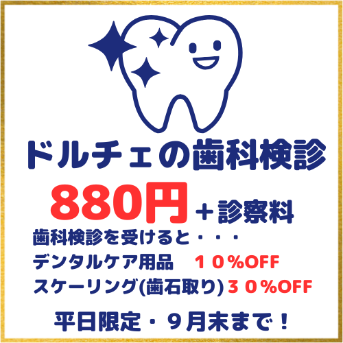 歯科検診キャンペーン（９月）
