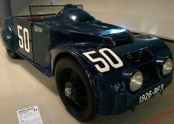Chenard & Walcker Tank-21 Spécial  #50, 4 Cylindres-1095 cm3, 44 ch, 152 kmh, Le Mans 1925-1937