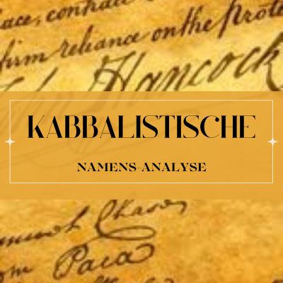  Kabbalistische Namens-Analyse