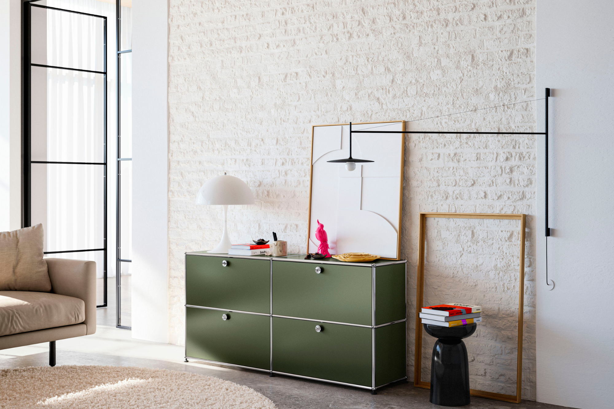 Le vert olive chez USM
