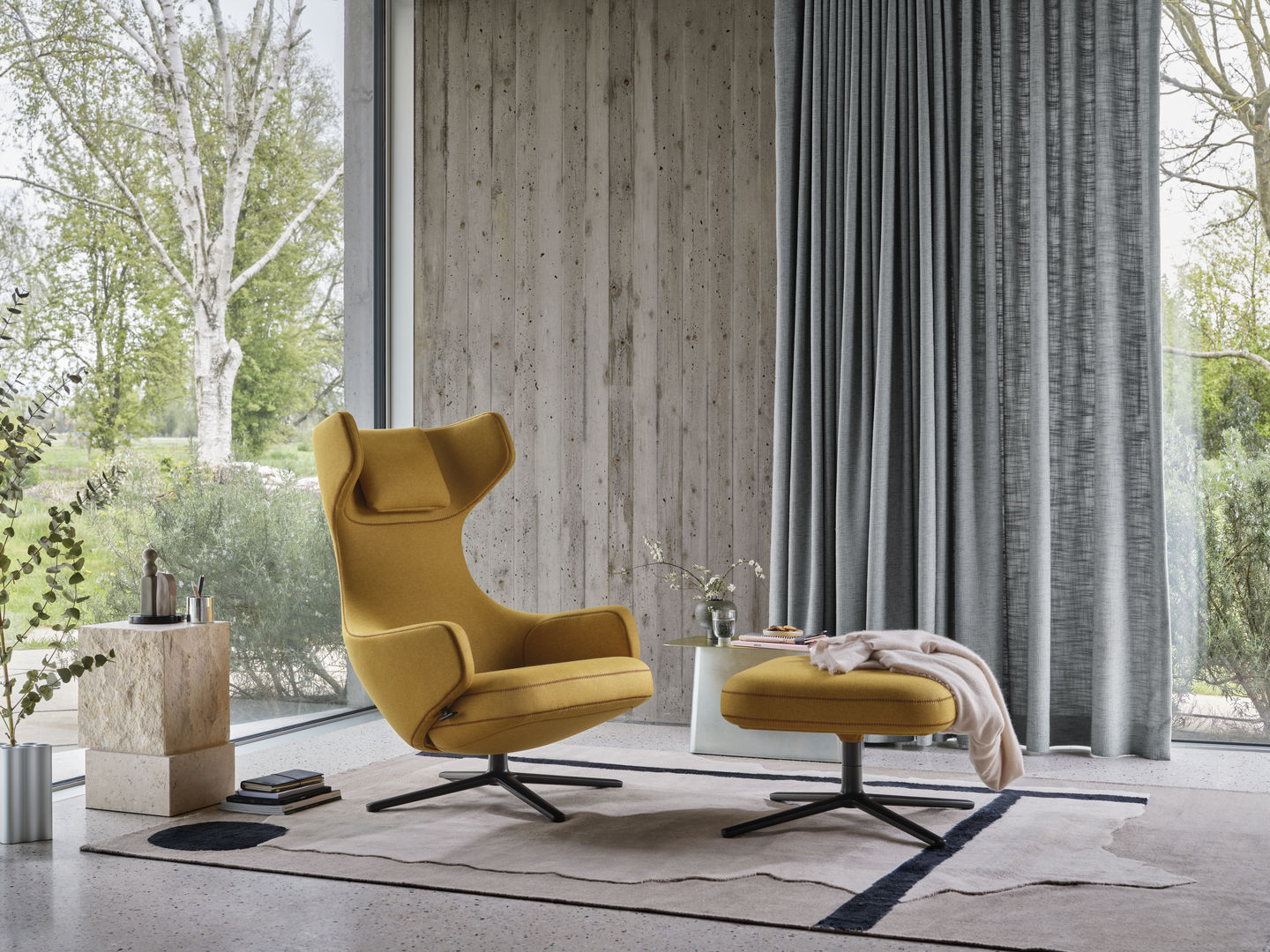Vitra Grand Relax & Grand Repos avec ottoman gratuit