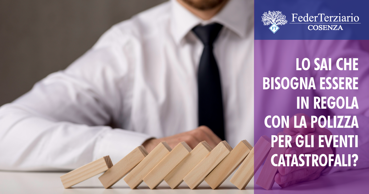 POLIZZE CATASTROFALI: NUOVO OBBLIGO PER LE IMPRESE