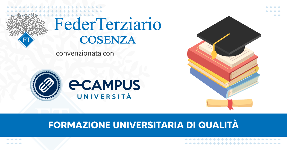 FederTerziario Cosenza sigla la convenzione con eCampus