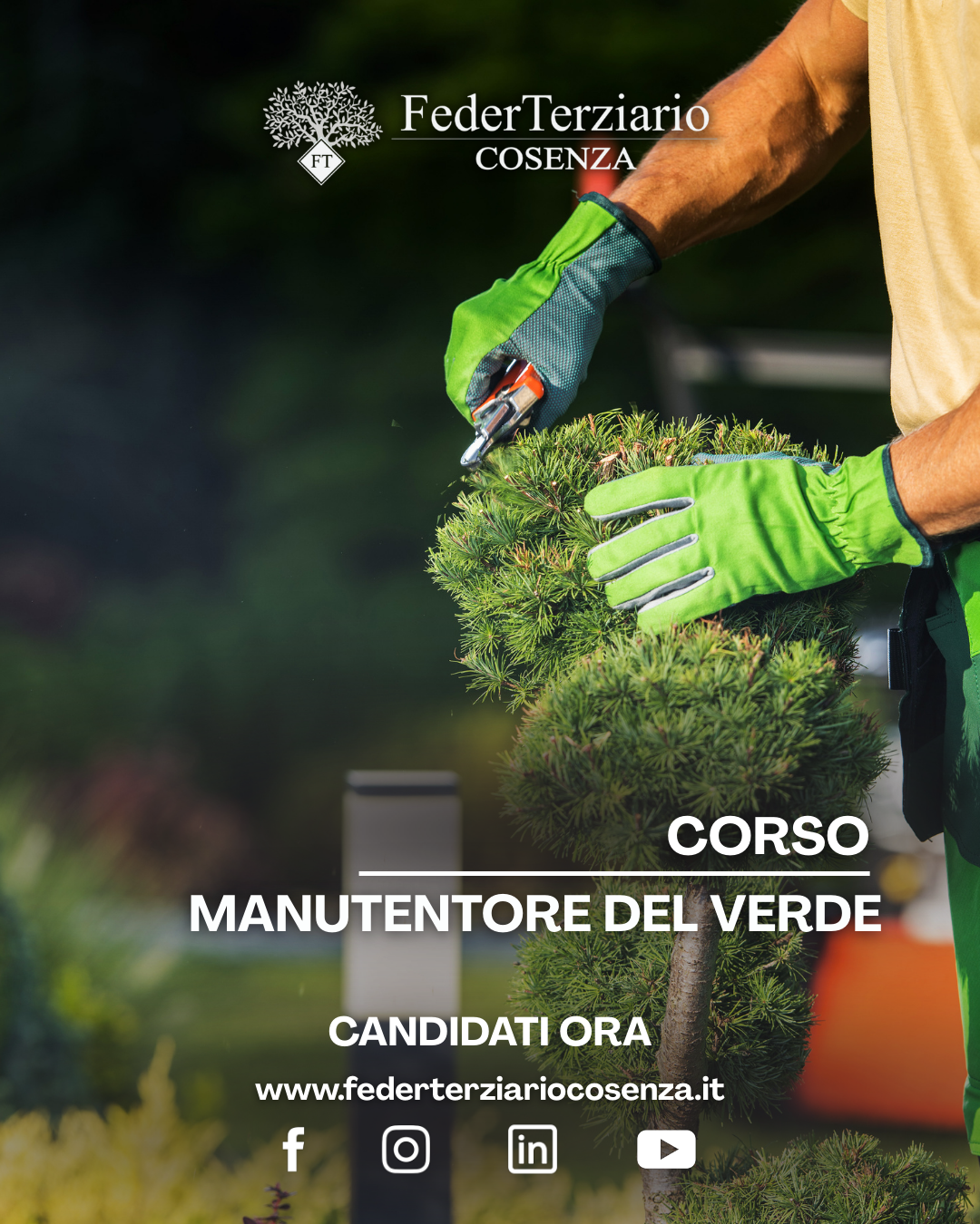 Corso Manutentore del Verde – FederTerziario Cosenza