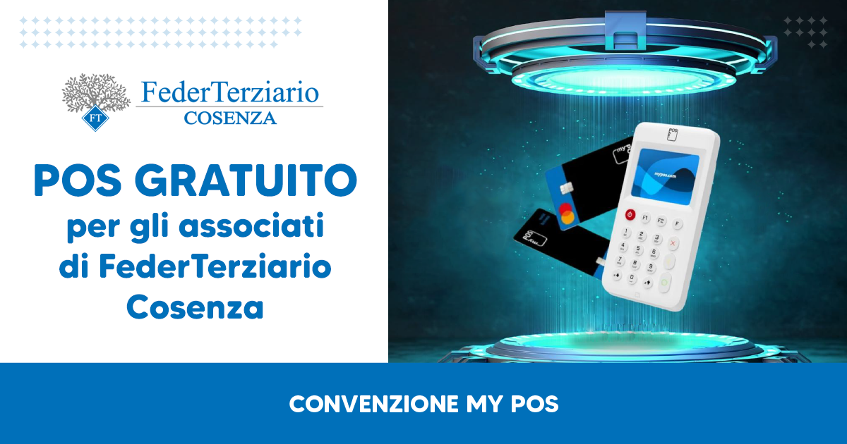 FederTerziario Cosenza aggiorna la convenzione con MyPos