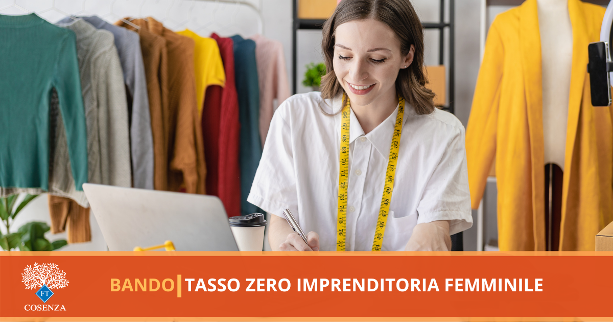 MICROCREDITO DI LIBERTA'. TASSO ZERO PER IMPRENDITORIA FEMMINILE