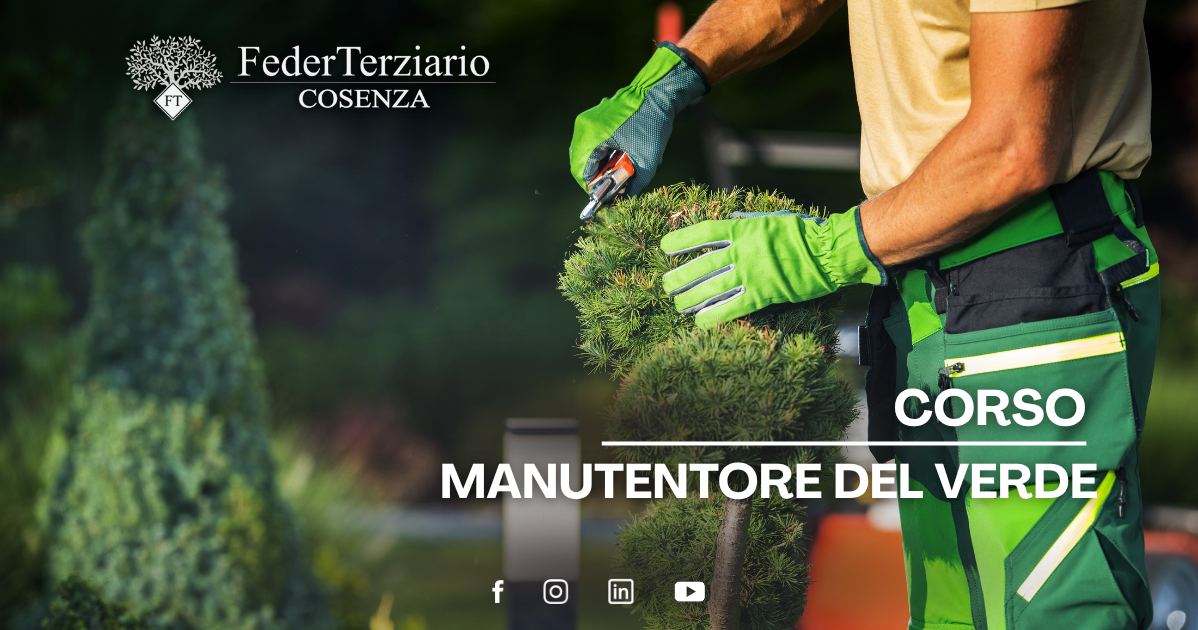 Corso Manutentore del Verde – FederTerziario Cosenza