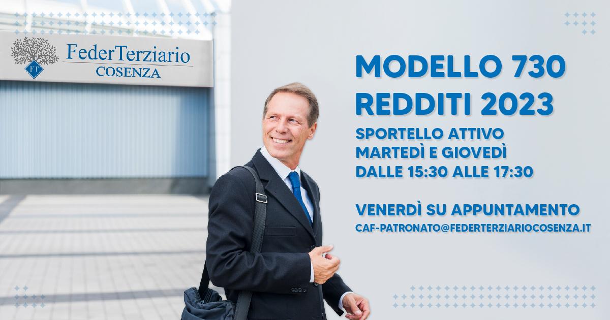Sportello FederTerzario Cosenza per il modello 730