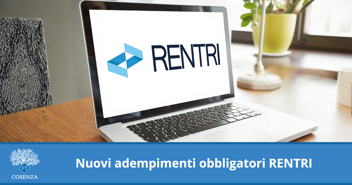 Nuovi adempimenti obbligatori per l'iscrizione RENTRI