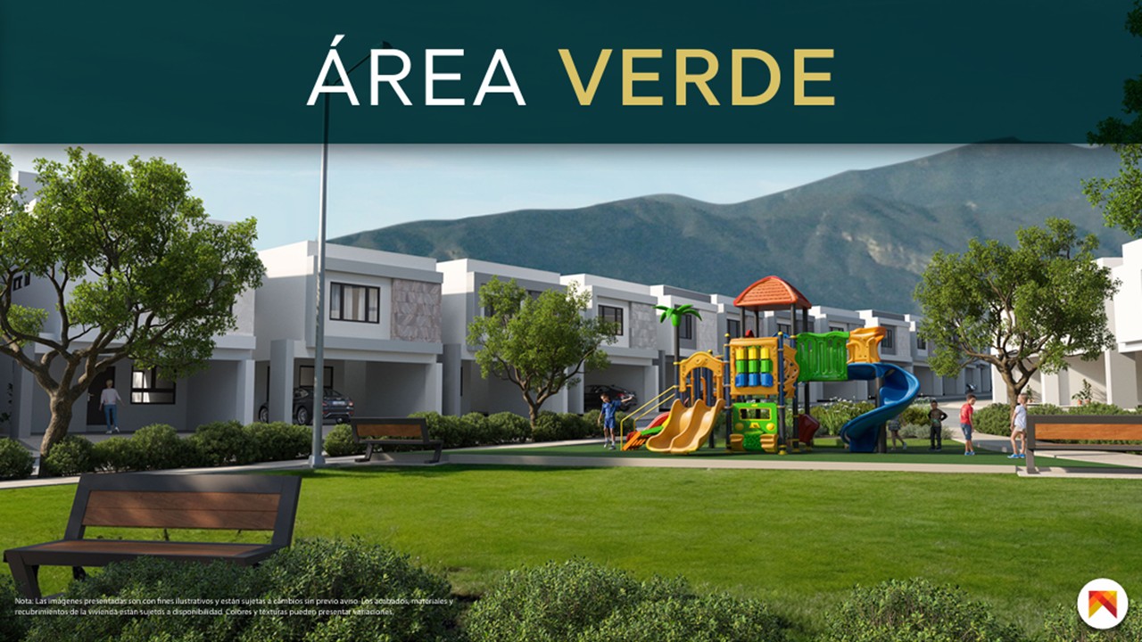 Juegos infantiles entre las amenidades de varenna residencial en la reserva cumbres monterrey venta de residencias