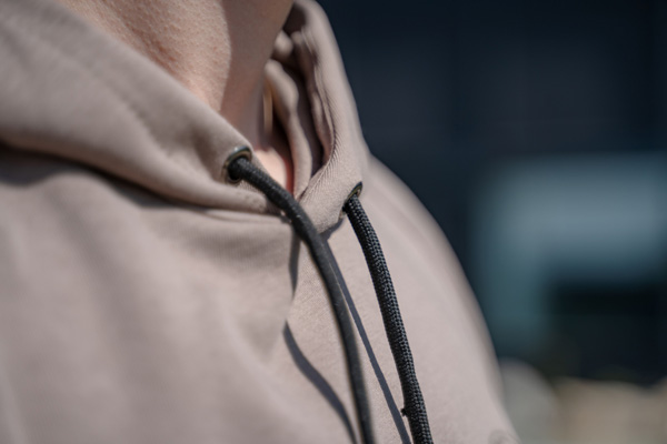 Hoodie „3D“ Details Kordel