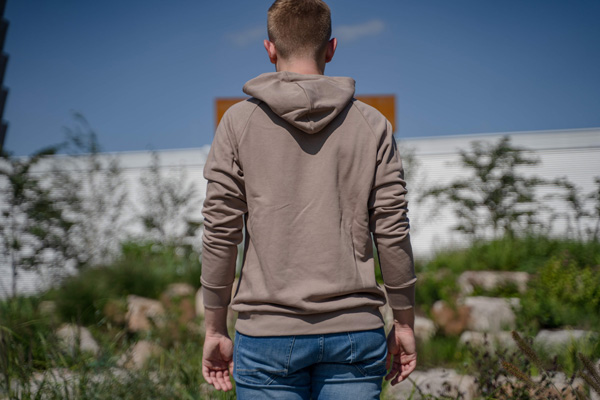 Hoodie „3D“ Rückansicht Herren