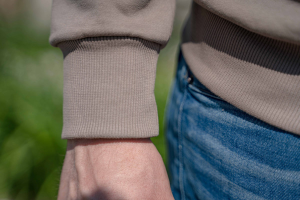 Hoodie „3D“ Details Ärmel