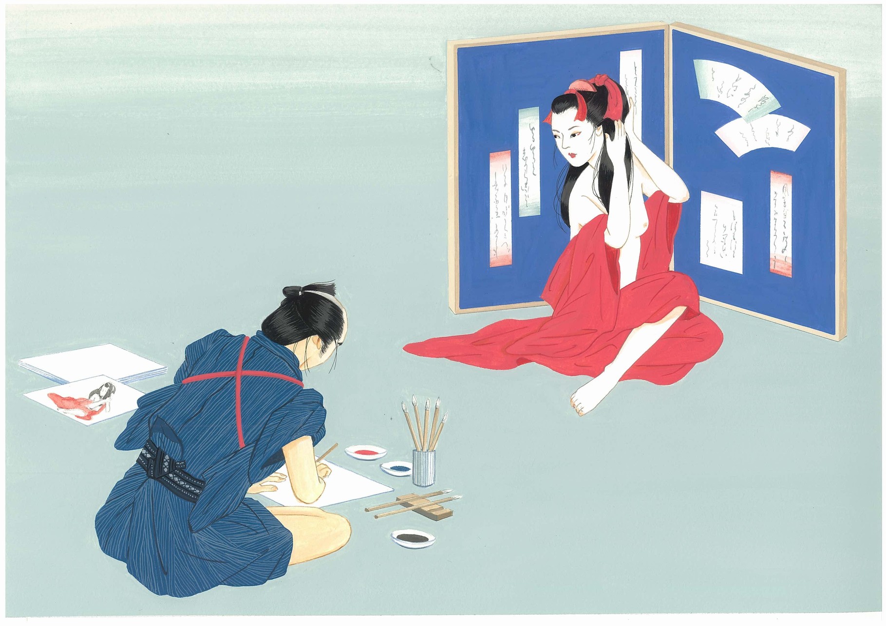 時代物イラストレーション・絵師　2014