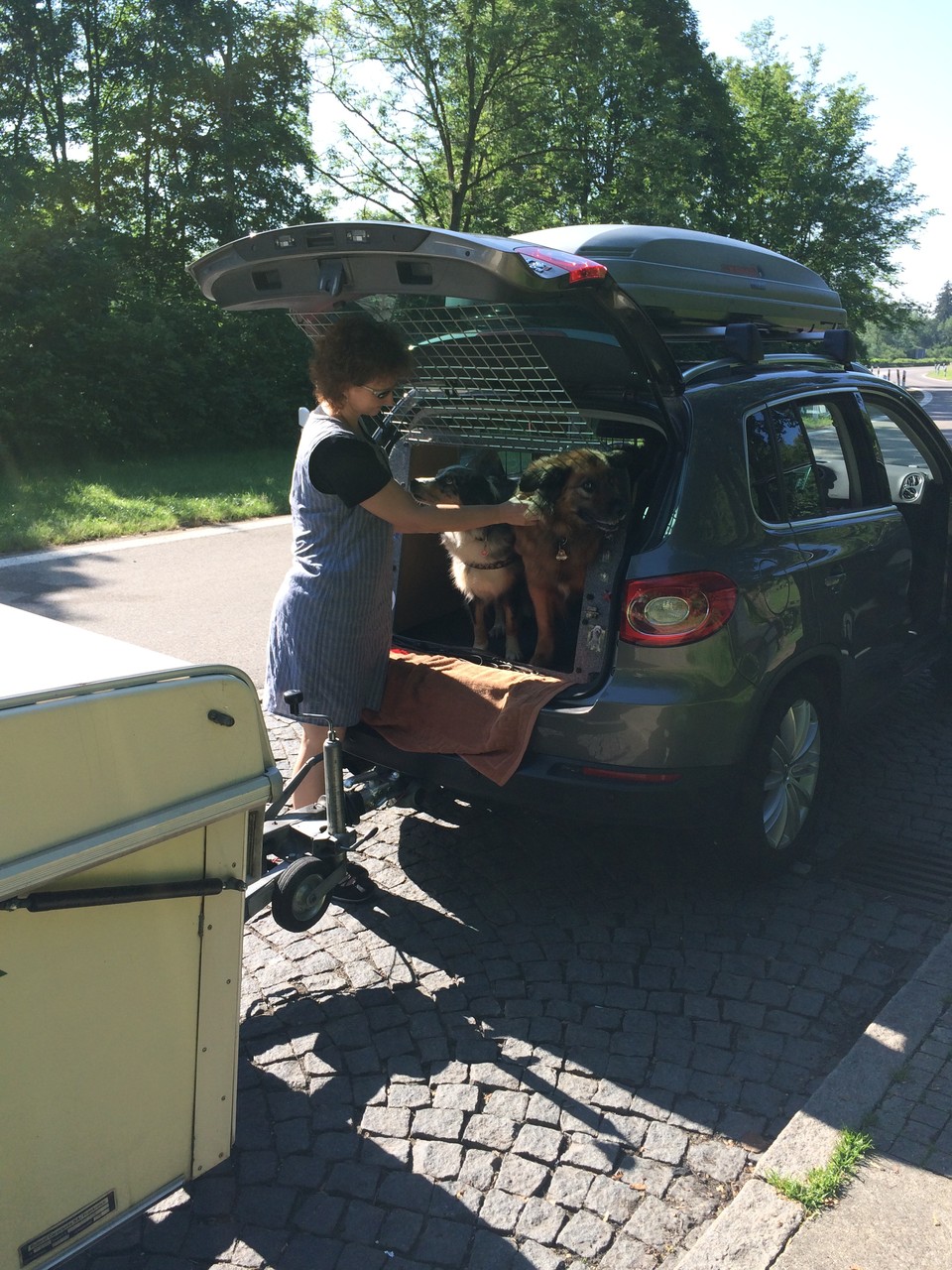 Auf der Fahrt nach Oberammergau