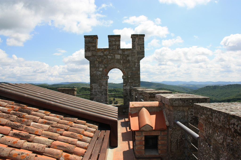 Il Torre di Castellina - auf dem Turmplateau