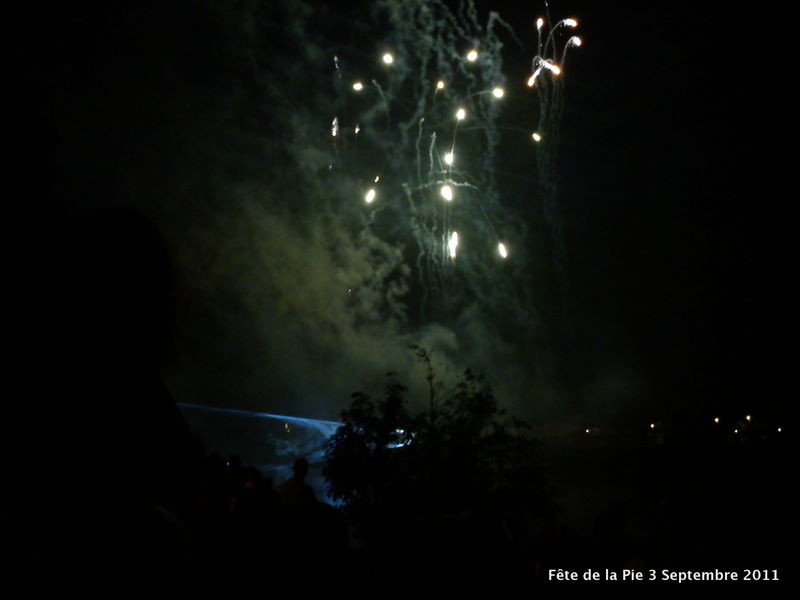 Feu avec laser